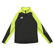 ニューバランス（new balance）（キッズ）サッカーウェア ジュニア ハーフジップウォームトップ JJTF1164BKY