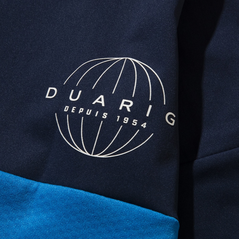 デュアリグ（DUARIG）（キッズ）サッカーウェア ジュニア 長袖ジャージハーフジップ 4S0015-SCWR-742CD BLU 速乾