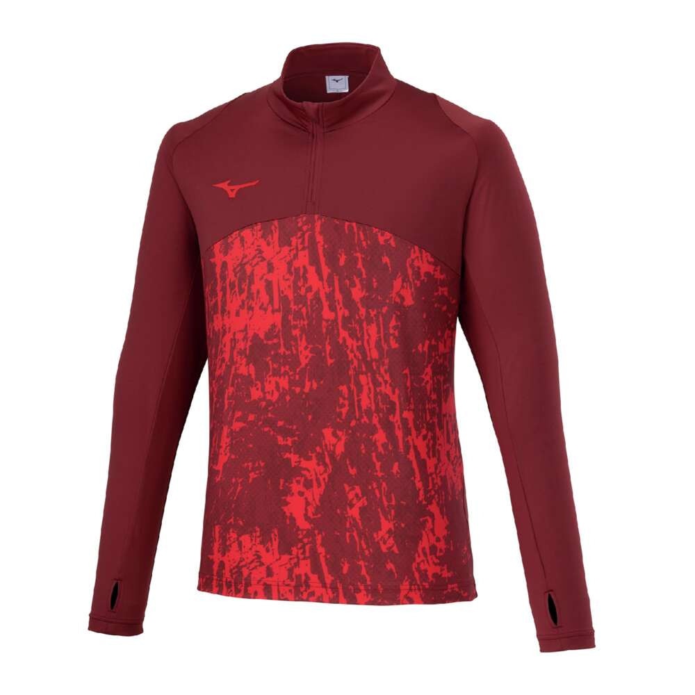 ミズノ（MIZUNO）（キッズ）サッカーウェア ジュニア ストレッチフリースシャツ ハーフジップ P2MCB51666 JR