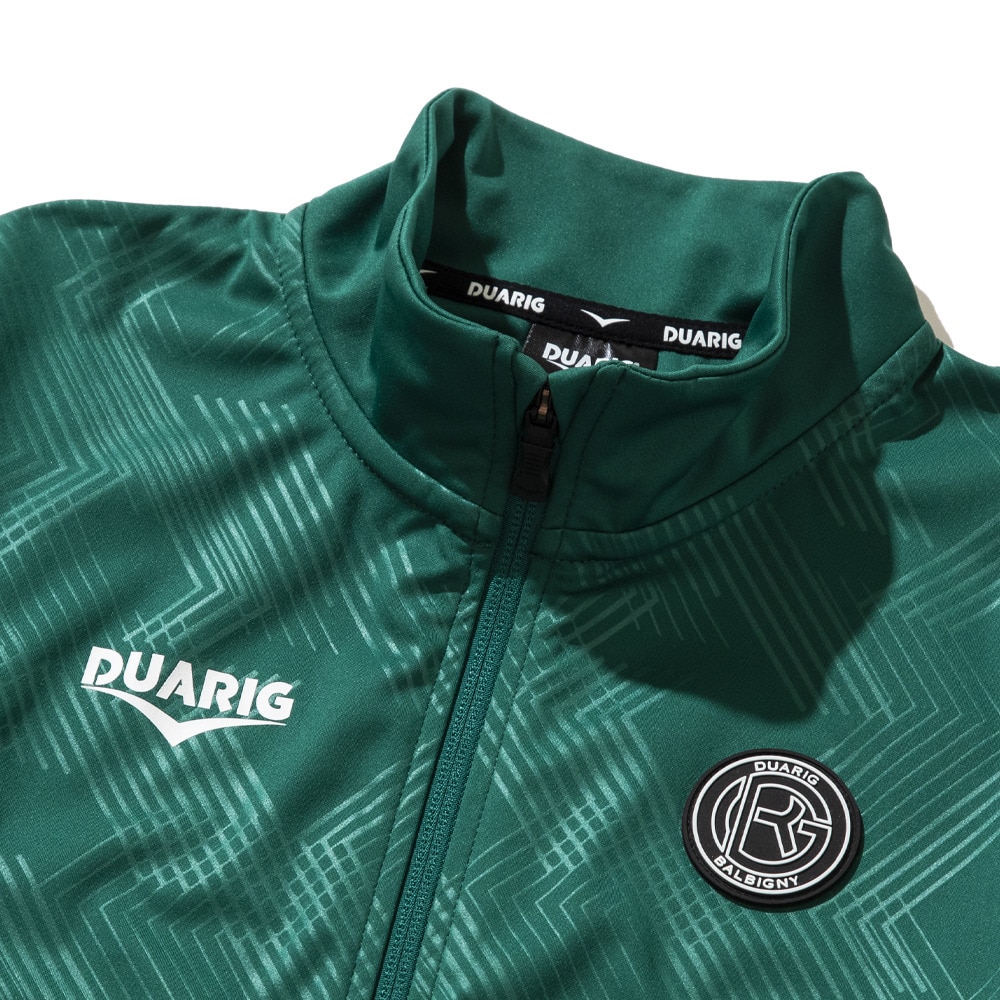 デュアリグ（DUARIG）（キッズ）サッカーウェア ジュニア ウインドクロス フルジップジャケット 4F0018-SCWR-742CD GRN