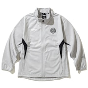 (キッズ)サッカーウェア ジュニア ウインドクロス フルジップジャケット 4F0018-SCWR-742CD LGRY
