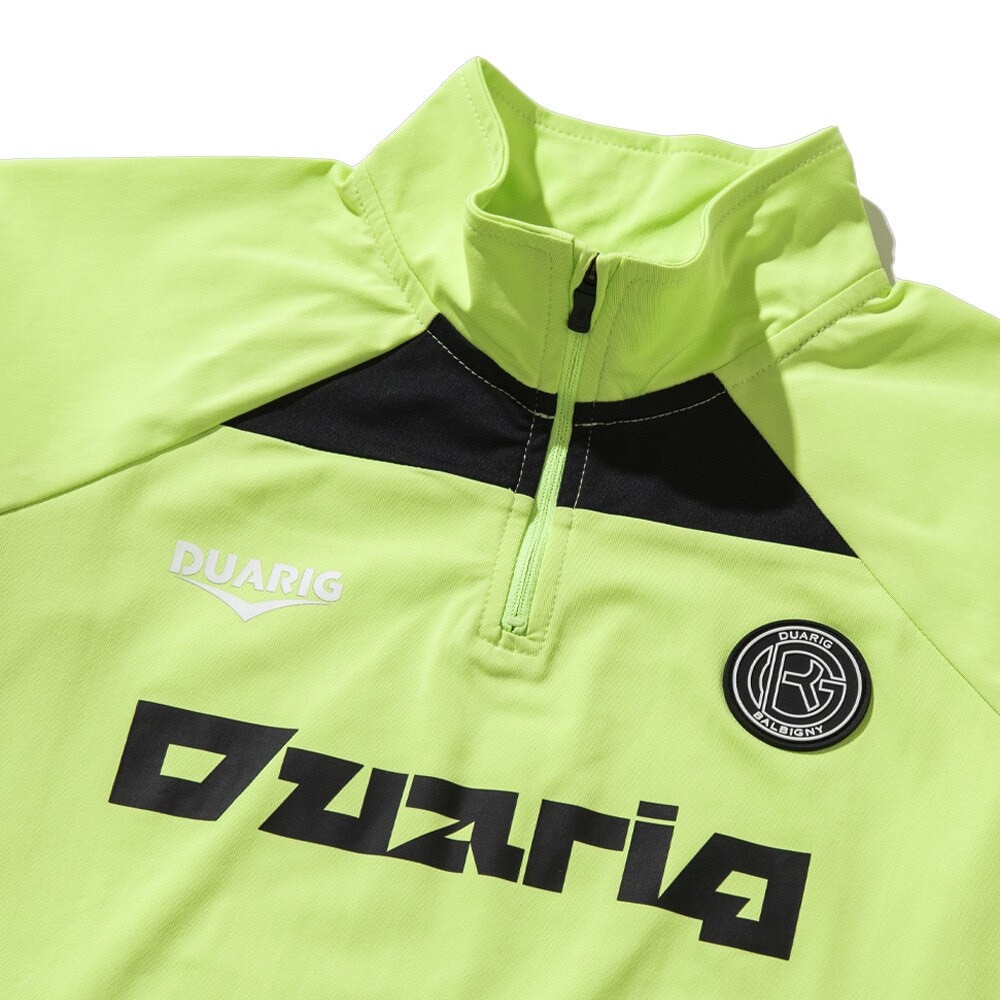 デュアリグ（DUARIG）（キッズ）ジュニア サッカーウェア ロングスリーブ ニット ハーフジップシャツ 4F0020-SCWR-742CD FYEL