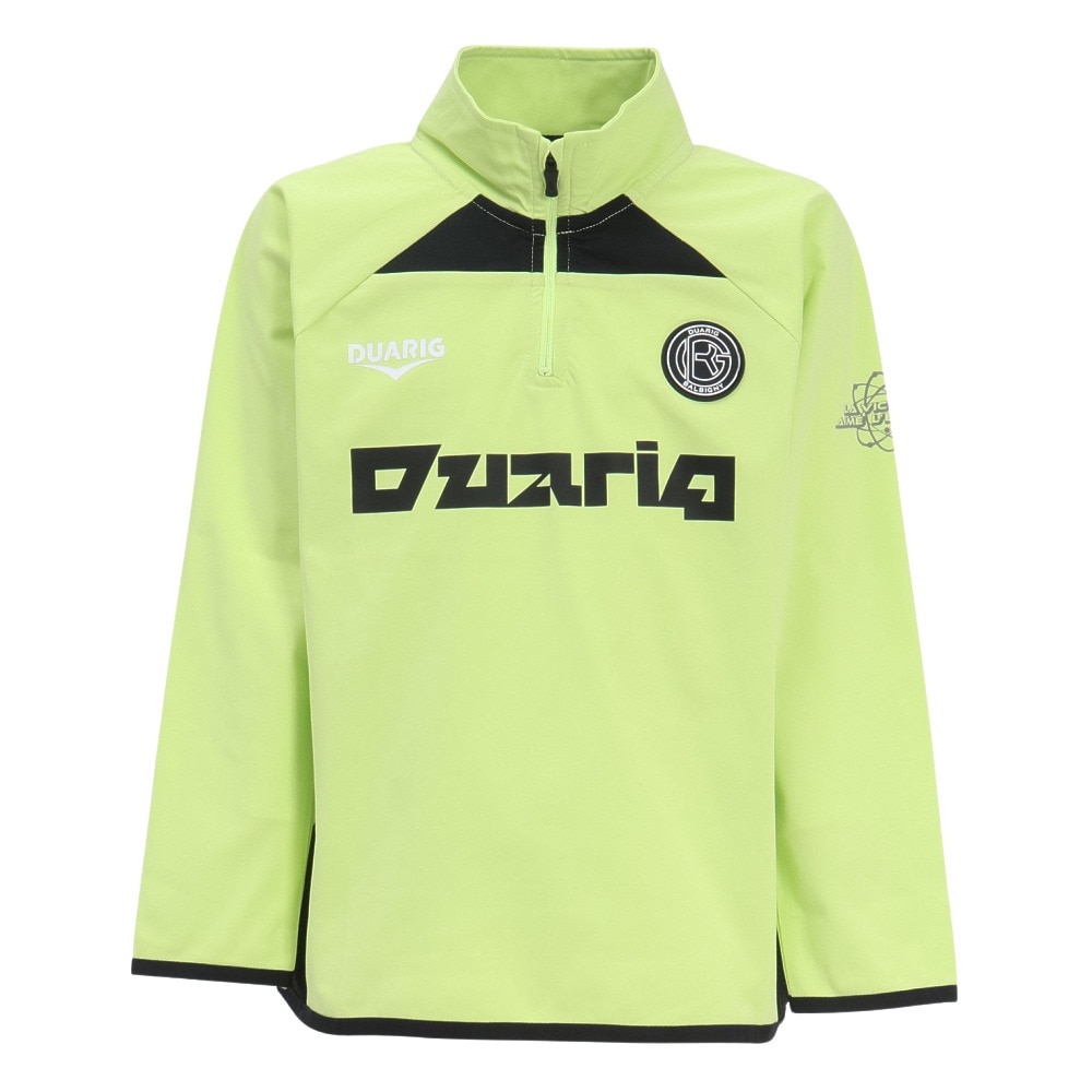 デュアリグ（DUARIG）（キッズ）ジュニア サッカーウェア ロングスリーブ ニット ハーフジップシャツ 4F0020-SCWR-742CD FYEL