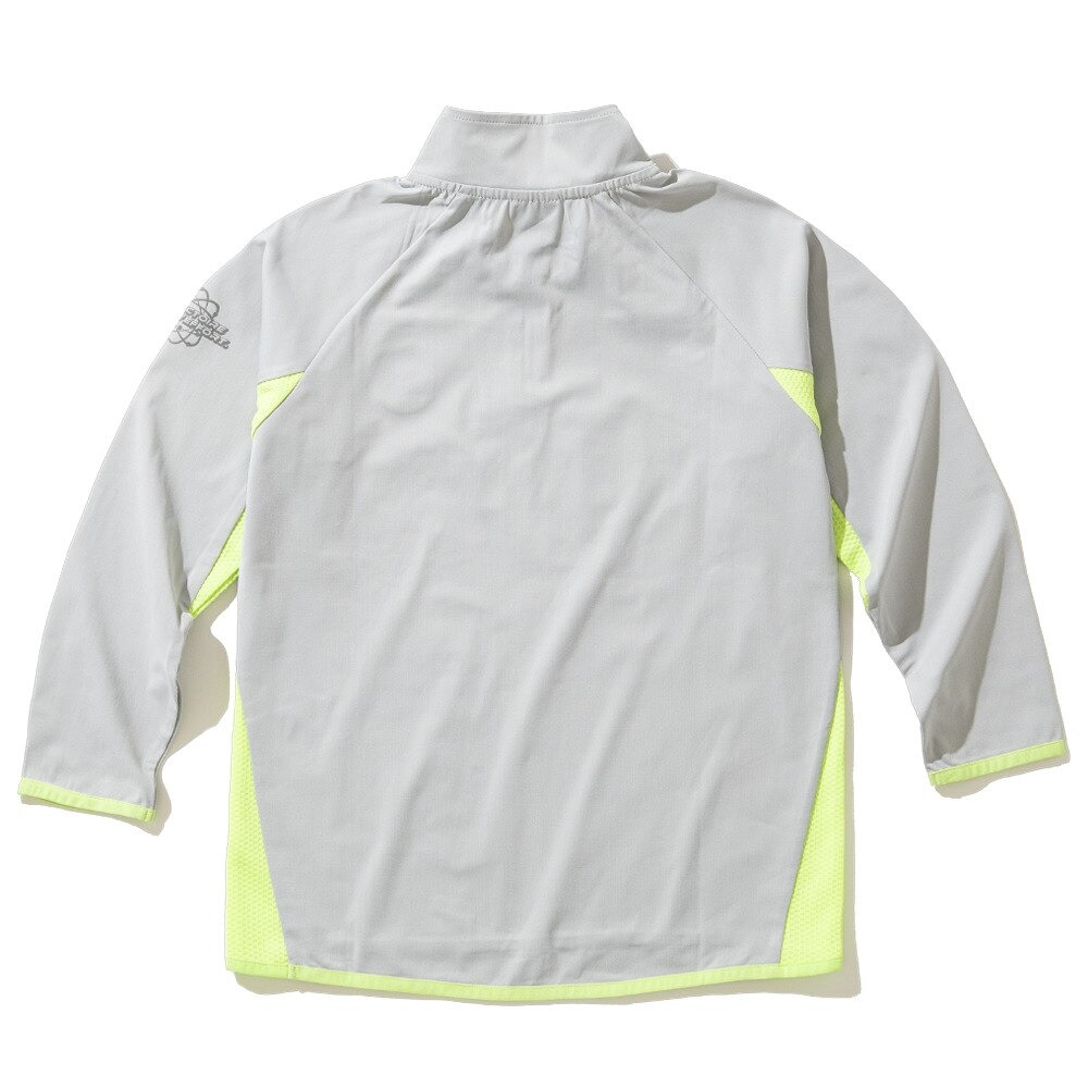 デュアリグ（DUARIG）（キッズ）ジュニア サッカーウェア ロングスリーブ ニット ハーフジップシャツ 4F0020-SCWR-742CD LGRY