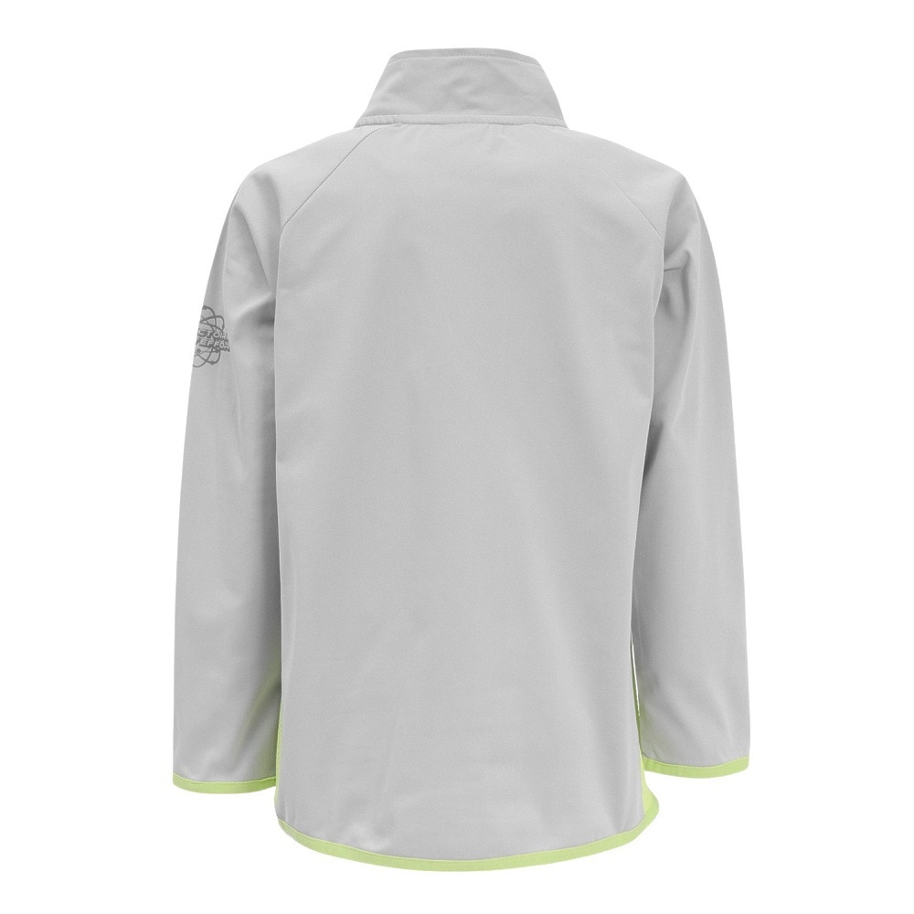 デュアリグ（DUARIG）（キッズ）ジュニア サッカーウェア ロングスリーブ ニット ハーフジップシャツ 4F0020-SCWR-742CD LGRY