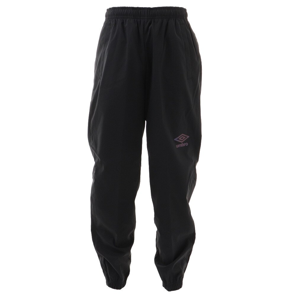 アンブロ（UMBRO）（キッズ）サッカーウェア ジュニア ラインドクロスパンツ UUJSJG31XB BLK