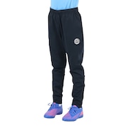 (キッズ)サッカーウェア ジュニア ジャージロングパンツ 4S0017-SCWR-742CD BLK 速乾