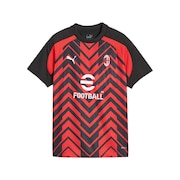 プーマ（PUMA）（キッズ）ジュニア サッカー スポーツ ACミラン プレマッチ 半袖シャツ 77223501
