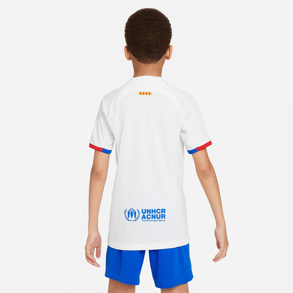 ナイキ（NIKE）（キッズ）ジュニア TH FCB ドライフィット STAD 半袖Tシャツ アウェイ DX2760-101 速乾