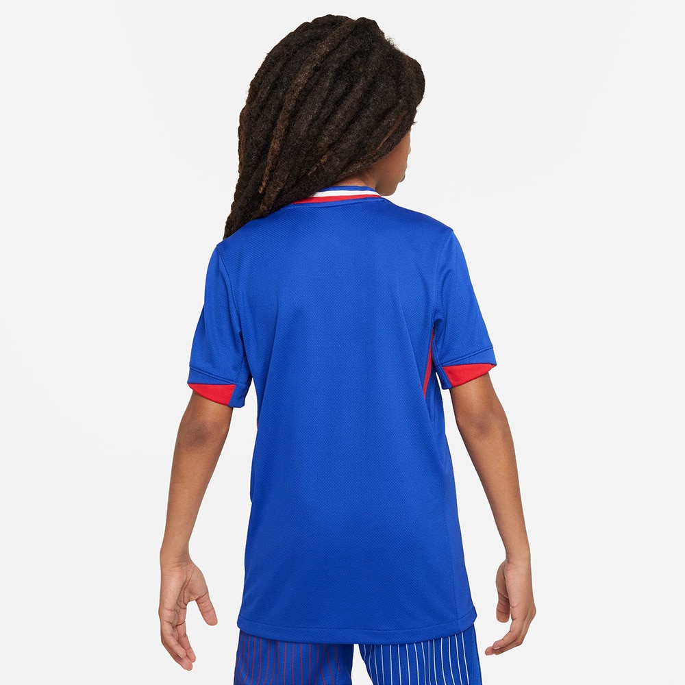 ナイキ（NIKE）（キッズ）ジュニア FFF 2024 スタジアム ホーム ドライフィット サッカー レプリカ ユニフォーム FJ1583-452 速乾