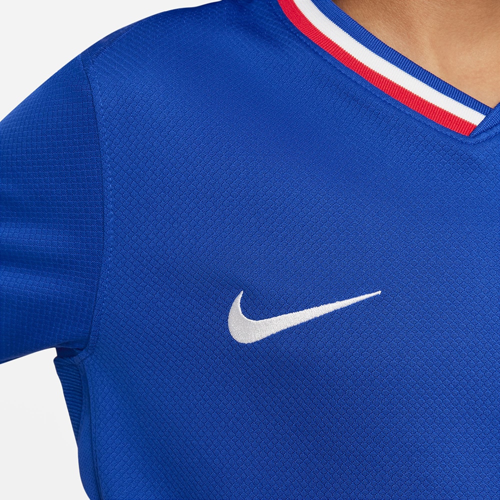 ナイキ（NIKE）（キッズ）ジュニア FFF 2024 スタジアム ホーム ドライフィット サッカー レプリカ ユニフォーム FJ1583-452 速乾