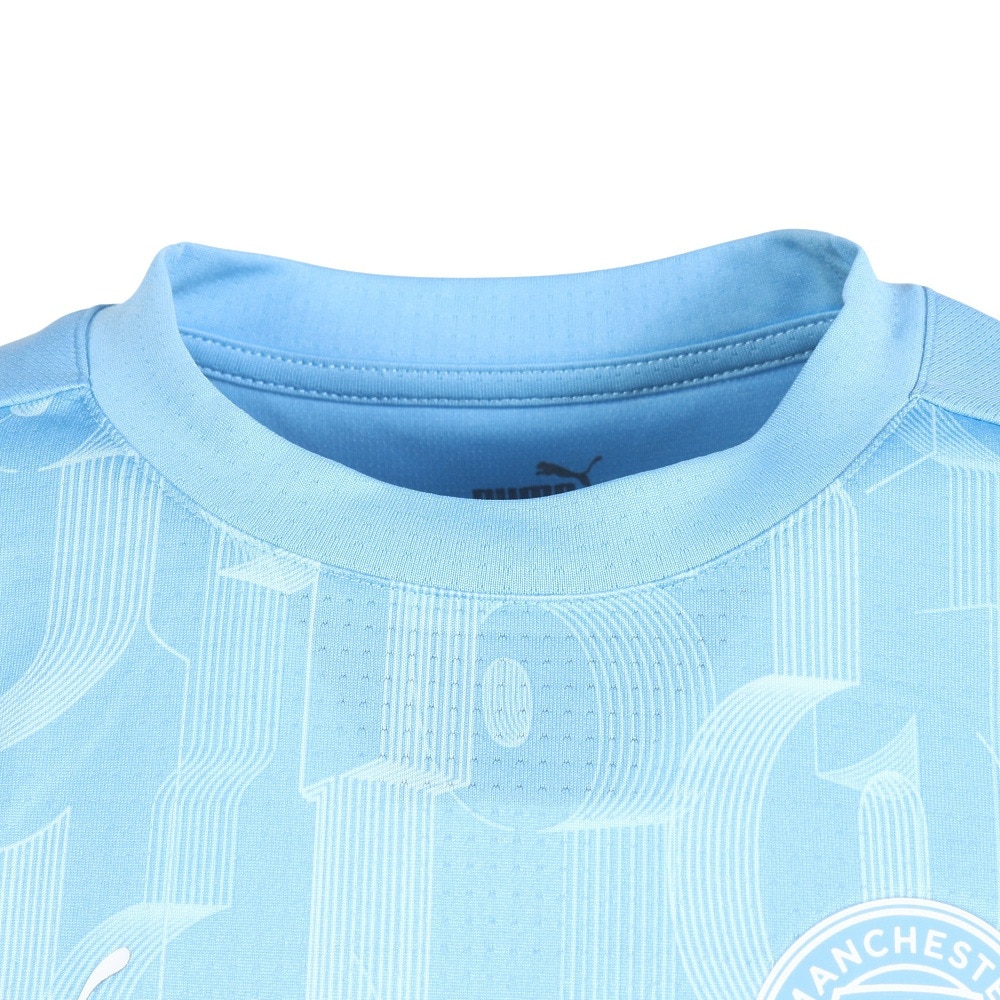 プーマ（PUMA）（キッズ）キッズ マンチェスターシティ FC 2024-25 プレマッチ 半袖シャツ 77758221