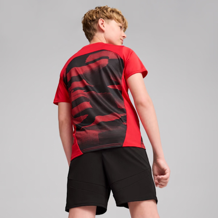 プーマ（PUMA）（キッズ）キッズ ACミラン 2024-25 プレマッチ 半袖Tシャツ 77771801