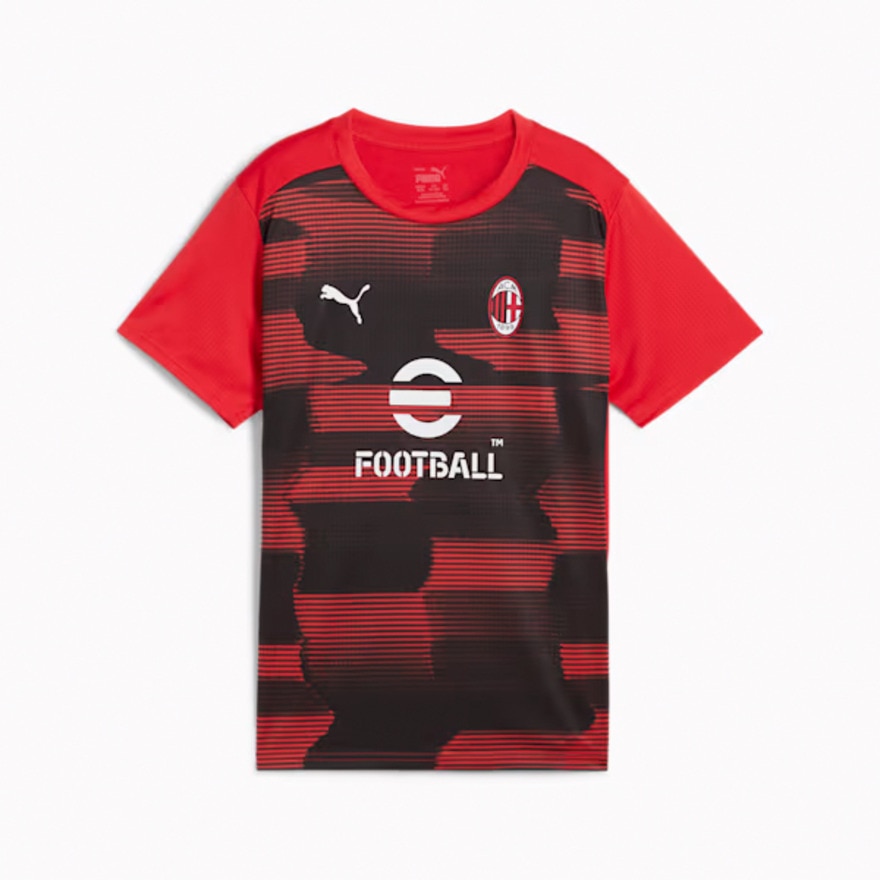 プーマ（PUMA）（キッズ）キッズ ACミラン 2024-25 プレマッチ 半袖Tシャツ 77771801