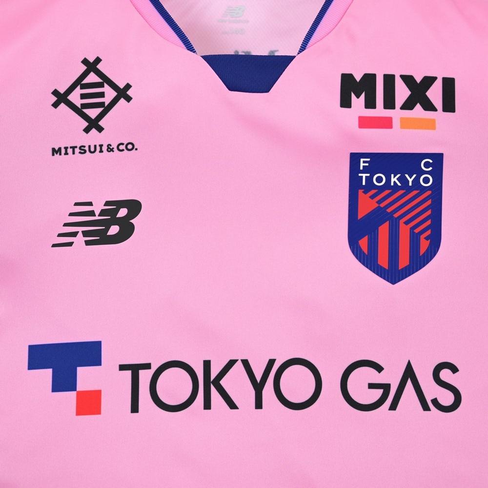 ニューバランス（new balance）（キッズ）ジュニア FC東京 2025 GKレプリカ半袖Tシャツ ABT55242PIN