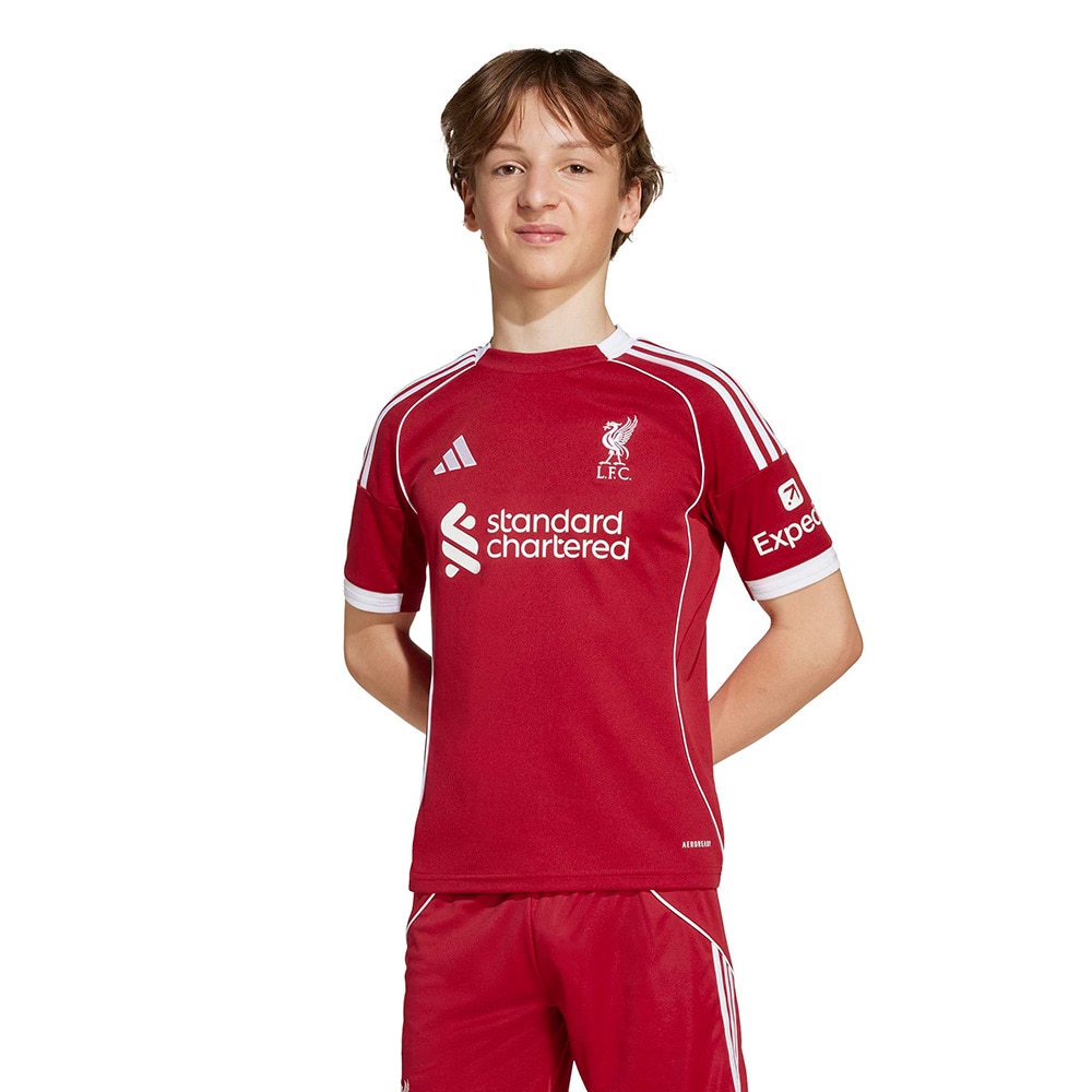 アディダス（adidas）（キッズ）キッズ リバプールFC 25/26 ホームジャージー JYF33-JV6436
