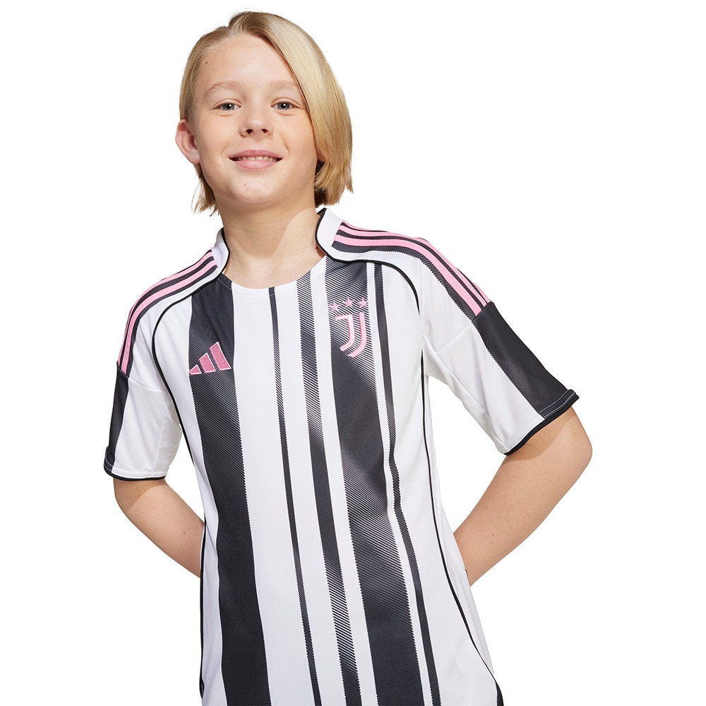 アディダス（adidas）（キッズ）【5月28日発売開始予定】キッズ ユベントス 25/26 ホームジャージー KPZ47-JN5237