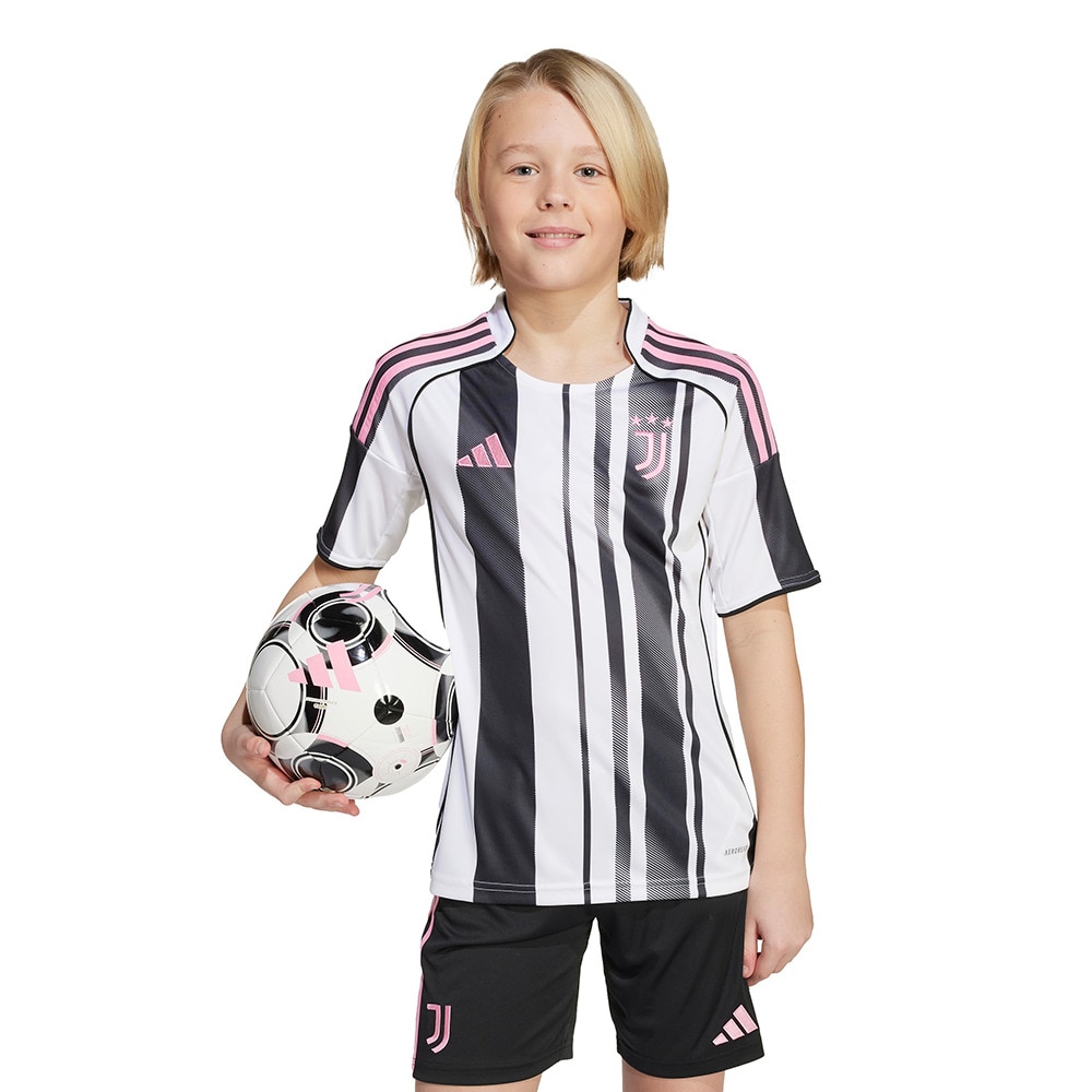 アディダス（adidas）（キッズ）【5月28日発売開始予定】キッズ ユベントス 25/26 ホームジャージー KPZ47-JN5237