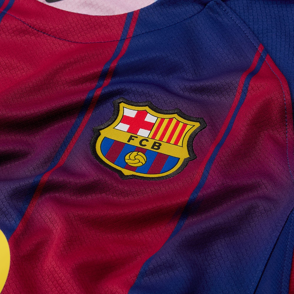 ナイキ（NIKE）（キッズ）ジュニア FC Barcelona 2025/26 Stadium Home 半袖トップ HJ5287-456