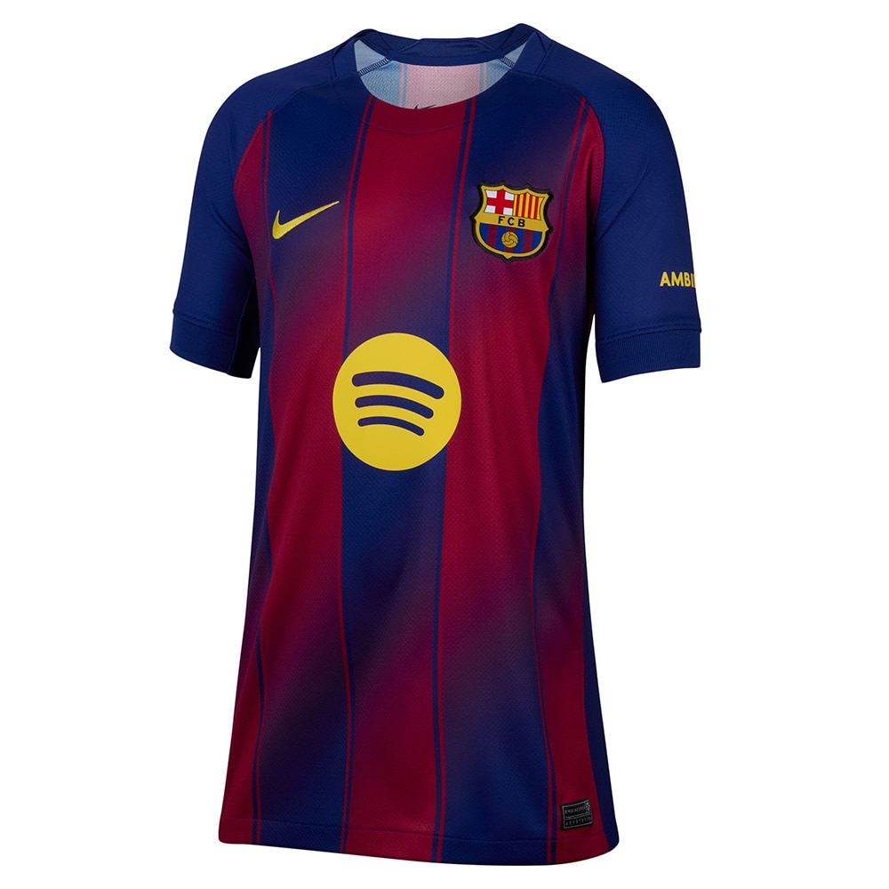ナイキ（NIKE）（キッズ）ジュニア FC Barcelona 2025/26 Stadium Home 半袖トップ HJ5287-456