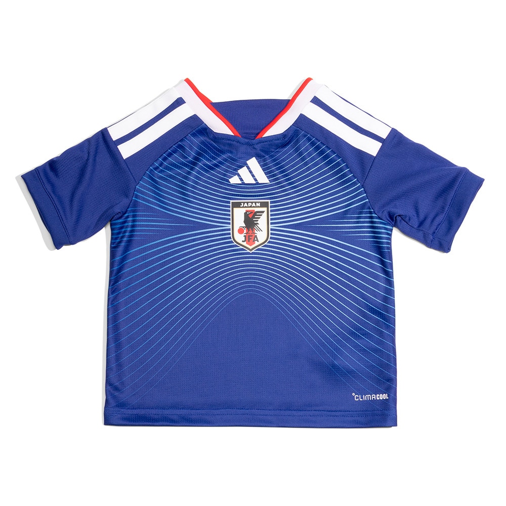 アディダス（adidas）（キッズ）ノベルティ付き! キッズ サッカー日本代表 2026 ホーム レプリカ ユニフォーム セット VZ513-JZ9676