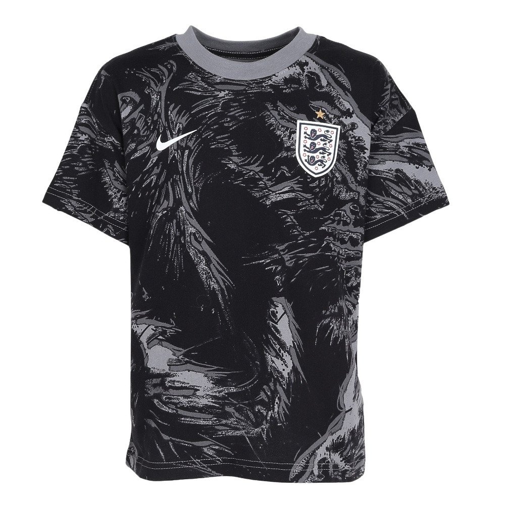 Nike イングランド サッカーシャツ ブラック ナイキ（NIKE）（キッズ）ジュニア サッカー イングランド代表 AOP