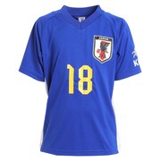 ジェイエフエー（JFA）（キッズ）サッカー 日本代表 ジュニア プレーヤーズTシャツ 18 三笘 薫 O5-109