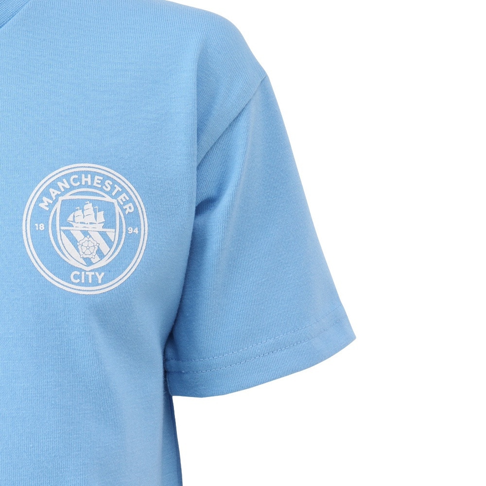 マンチェスター シティ（Manchester City）（キッズ）ジュニア マンチェスターシティ Tシャツ MC-1002K BLU