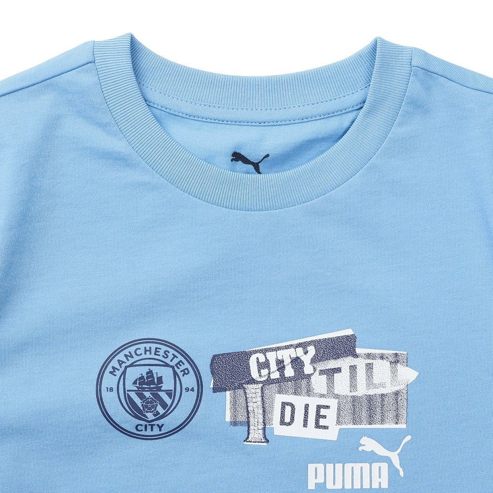 プーマ（PUMA）（キッズ）マンチェスターシティ FC FTBLNRGY 半袖T