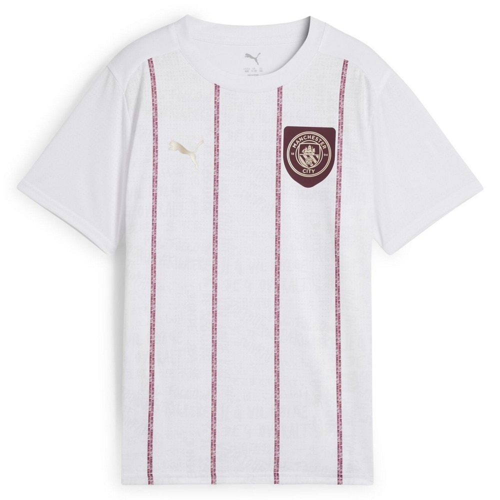 プーマ（PUMA）（キッズ）キッズ 2024-25 マンチェスターシティ FC プレマッチ 半袖シャツ 77915777
