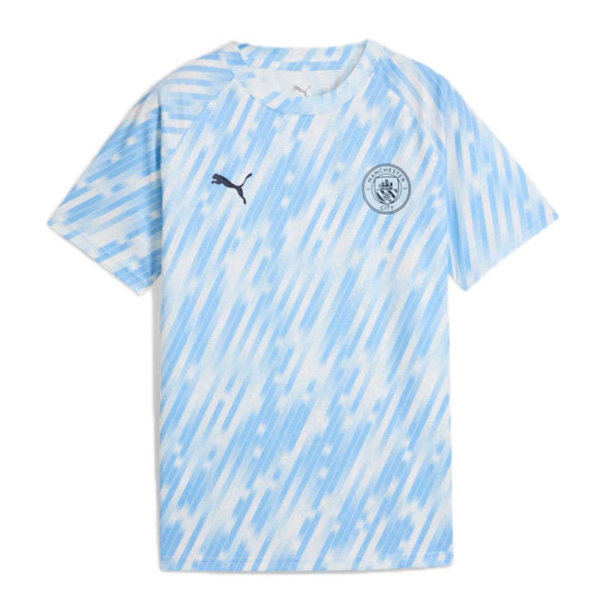 プーマ（PUMA）（キッズ）ジュニア 2025-26 マンチェスター シティFC プレマッチ 半袖 シャツ 78216910