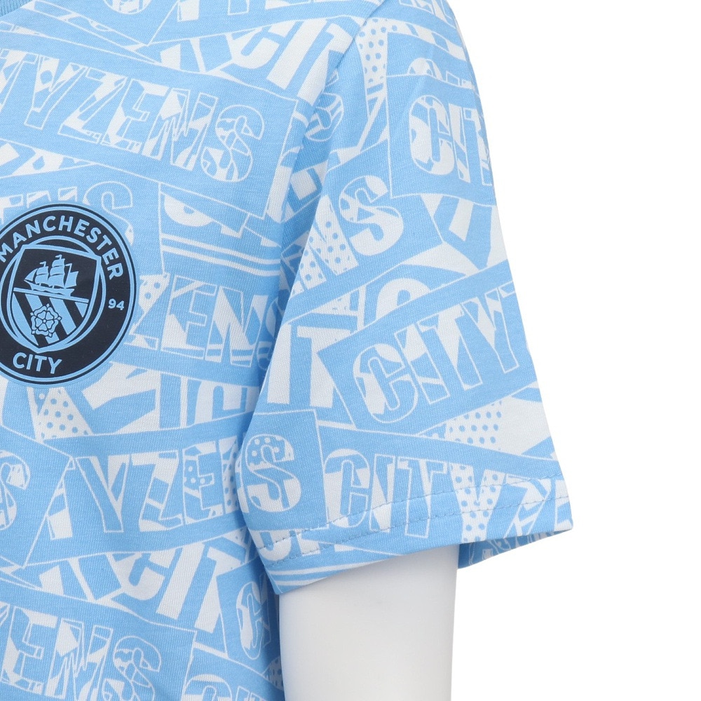 プーマ（PUMA）（キッズ）ジュニア マンチェスターシティ FTBLCULTURE Tシャツ 78267501