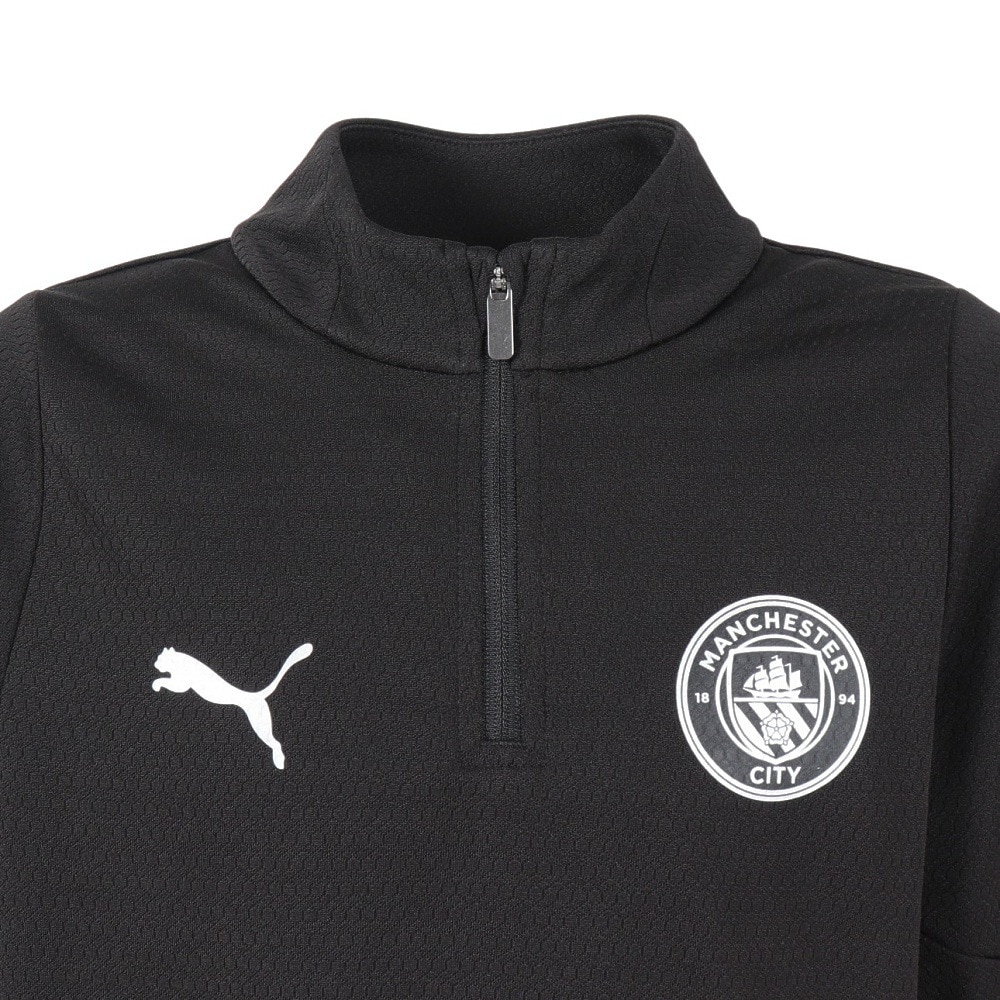 プーマ（PUMA）（キッズ）マンチェスターシティ FC 1/4 ジップトップ 78200114