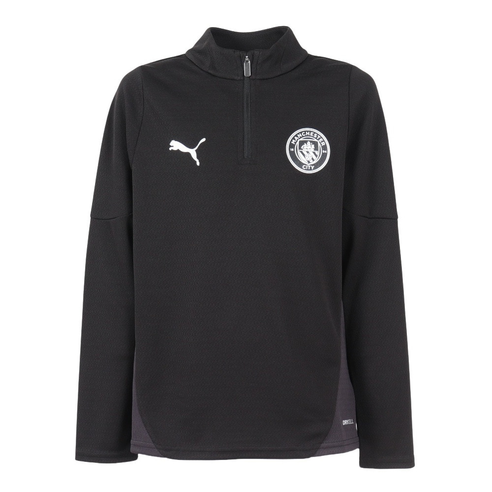 プーマ（PUMA）（キッズ）マンチェスターシティ FC 1/4 ジップトップ 78200114