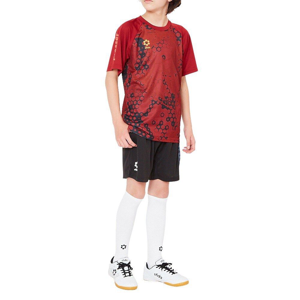 ジュニア Presser プラクティスシャツ 半袖 Sa jr Bgd スフィーダ エルブレス ジュニア Presser プラクティスシャツ 半袖 Sa jr Bgd スフィーダ エルブレス