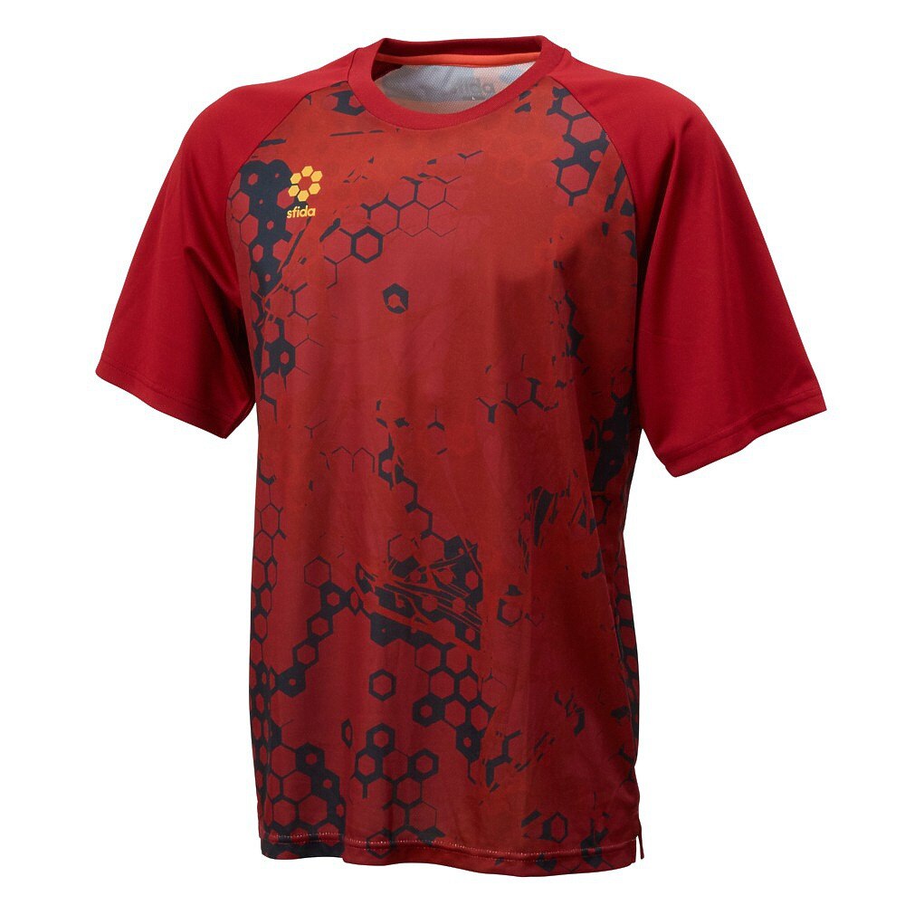 スフィーダ（SFIDA）（キッズ）サッカー ウェア 半袖 ジュニア Presser Tシャツ プラクティスシャツ SA-21803JR BGD フットサルウェア