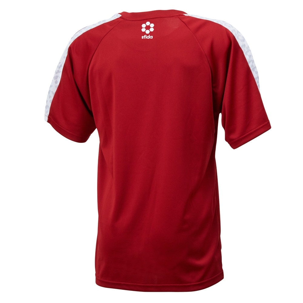 スフィーダ（SFIDA）（キッズ）サッカー ウェア 半袖 ジュニア BP Tシャツ プラクティスシャツ LINE JR SA-21816JR BGD フットサルウェア