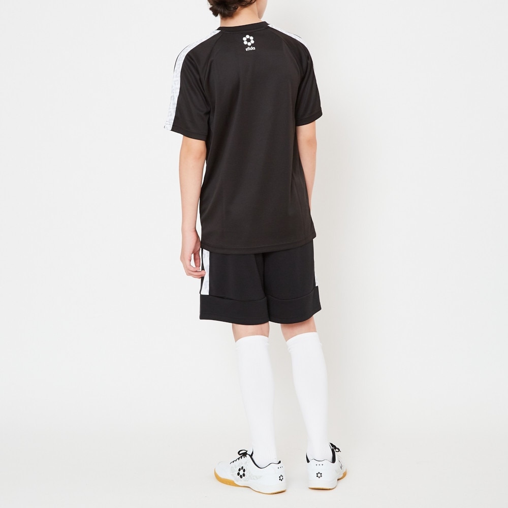 スフィーダ（SFIDA）（キッズ）サッカー ウェア 半袖 ジュニア BP Tシャツ プラクティスシャツ SA-21816JR BLK フットサルウェア