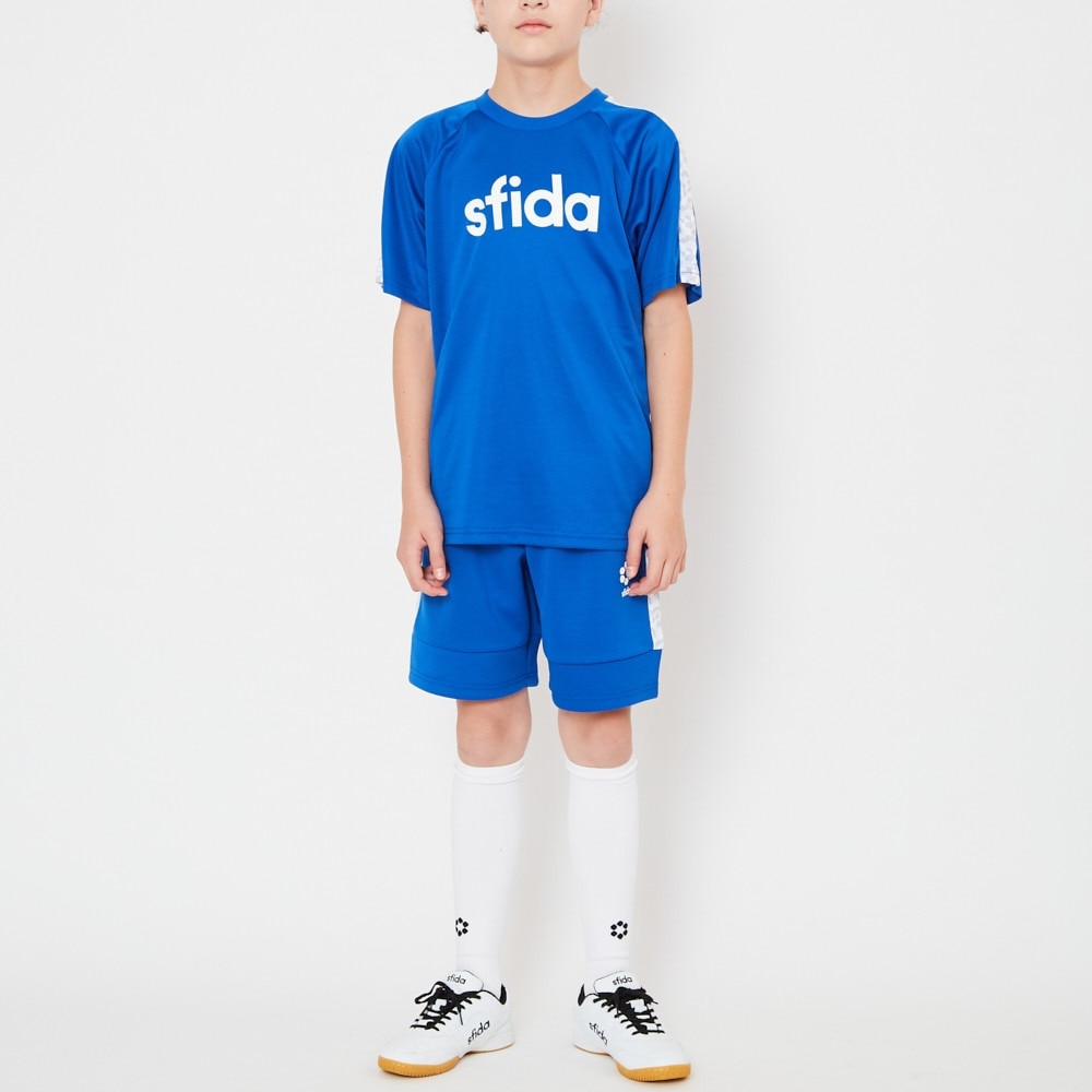 スフィーダ（SFIDA）（キッズ）サッカー ウェア 半袖 ジュニア BP Tシャツ プラクティスシャツ SA-21816JR BLU フットサルウェア