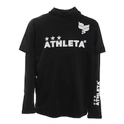 アスレタ（ATHLETA）（キッズ）サッカー フットサルウェア ジュニア ラクティスシャツインナーセット XE-408J BLKXBLK