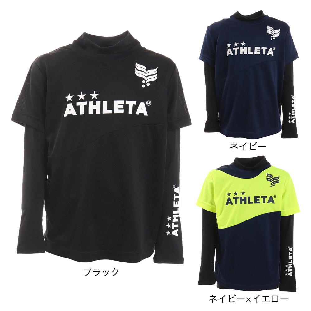 アスレタ（ATHLETA）（キッズ）サッカー フットサルウェア ジュニア ラクティスシャツインナーセット XE-408J NVYXNVY