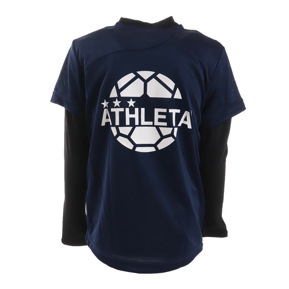 アスレタ（ATHLETA）（キッズ）サッカー フットサルウェア ジュニア ラクティスシャツインナーセット XE-408J NVYXNVY