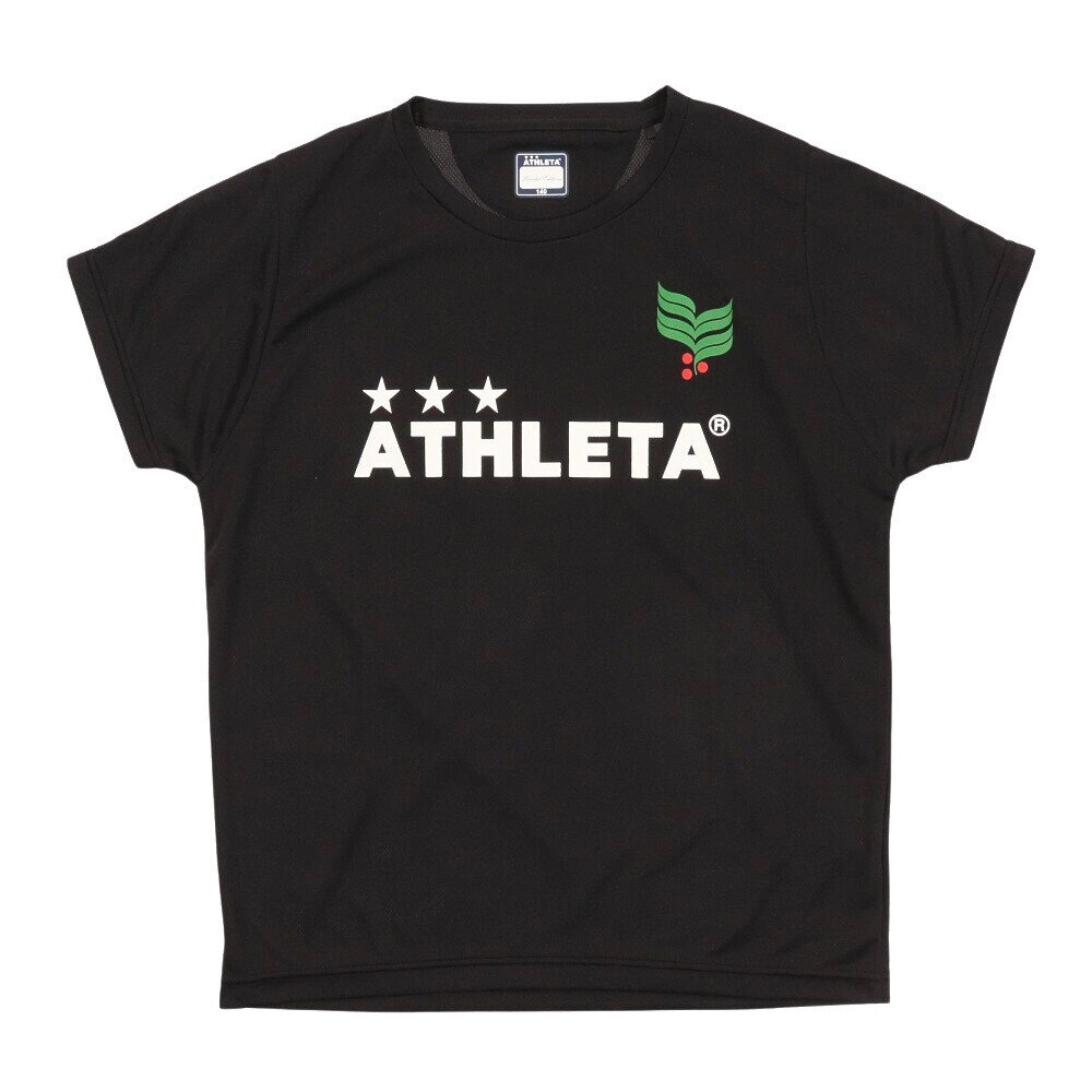 アスレタ（ATHLETA）（キッズ）サッカー 上下セット フットサルウェア ジュニア プラセット XE-420J BLK