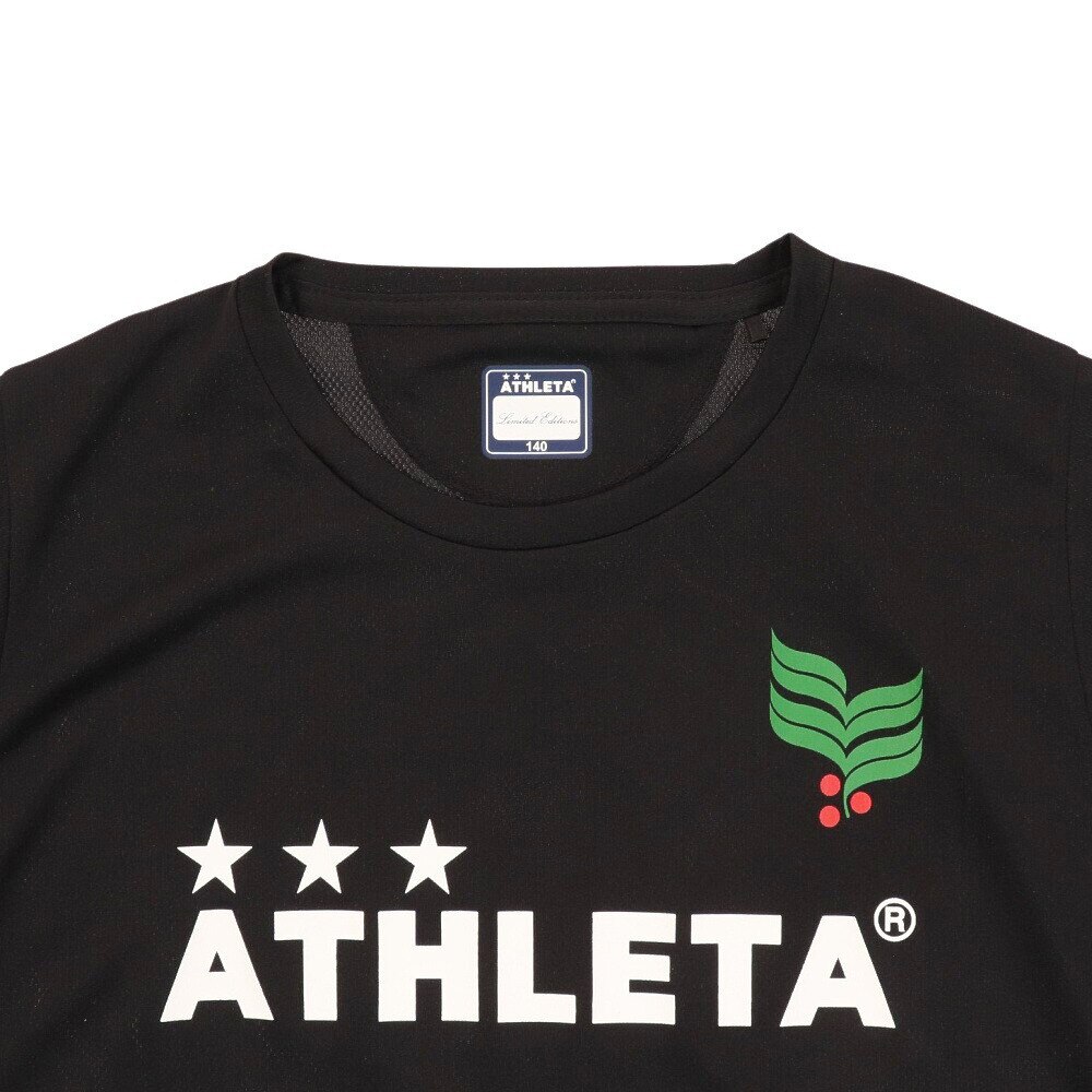 アスレタ（ATHLETA）（キッズ）サッカー 上下セット フットサルウェア ジュニア プラセット XE-420J BLK