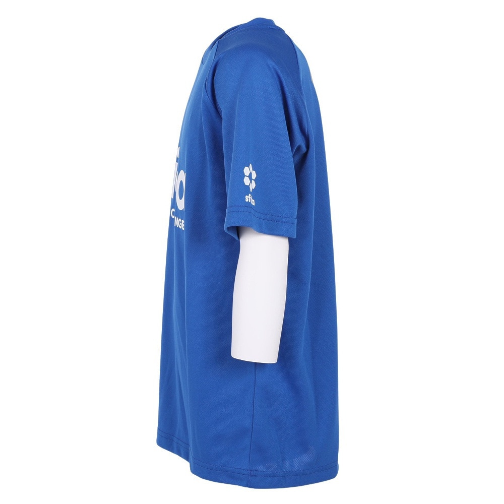 スフィーダ（SFIDA）（キッズ）サッカー フットサルウェア ジュニア BPプラクティスシャツ ショートスリーブ SA-22834JR BLU