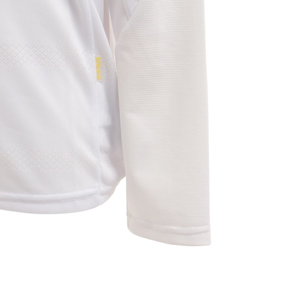 アスレタ（ATHLETA）（キッズ）サッカー フットサルウェア ジュニア 長袖プラシャツ 2370J WHT