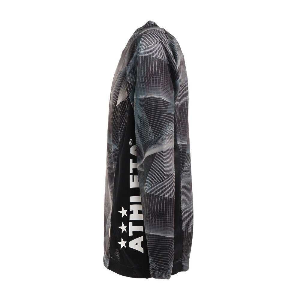 アスレタ（ATHLETA）（キッズ）サッカー フットサルウェア ジュニア グラフィックロンTシャツ 2371J BLK