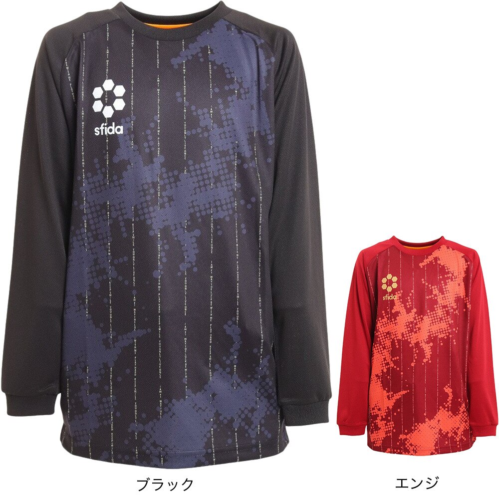 スフィーダ（SFIDA）（キッズ）サッカー フットサルウェア ジュニア Presser 長袖プラクティスシャツ JR SA-22X50JR BGD