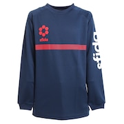 (キッズ)サッカー フットサルウェア ジュニア Challenger 長袖プラシャツ JR SA-22X51JR NVY/RED