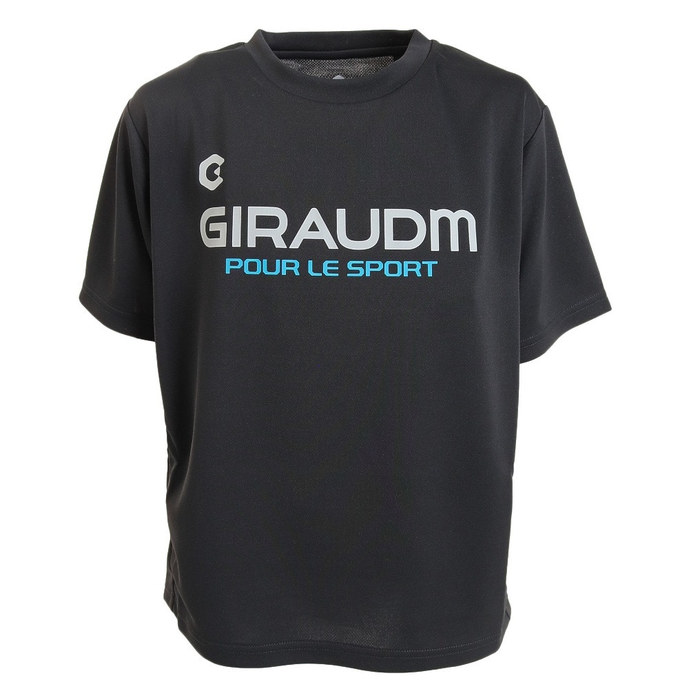ジローム（GIRAUDM）（キッズ）サッカー フットサルウェア ジュニア プラクティスシャツ WR2S8169-SC742-DGDT BLK 速乾